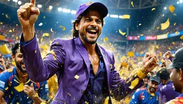 Shah Rukh Khan Revels in Kolkata Knight Riders' IPL Final Glory After Health Scare